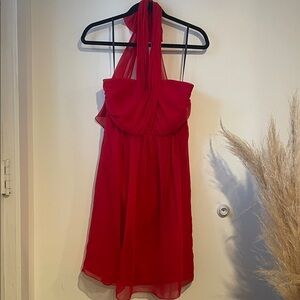 Eden Red Bridesmaid Dress Sz 8 B122